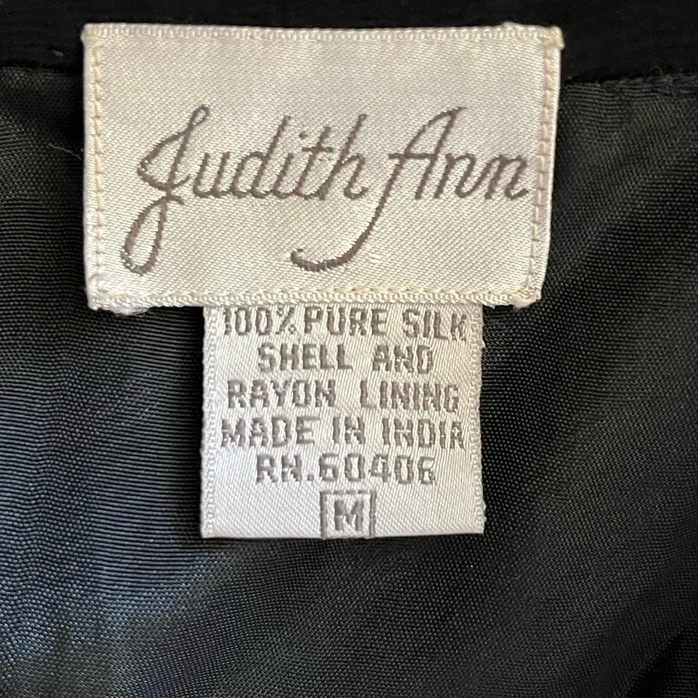 Judith Ann vintage beaded silk jacket Medium Neiman Marcus luxury Golden Girls